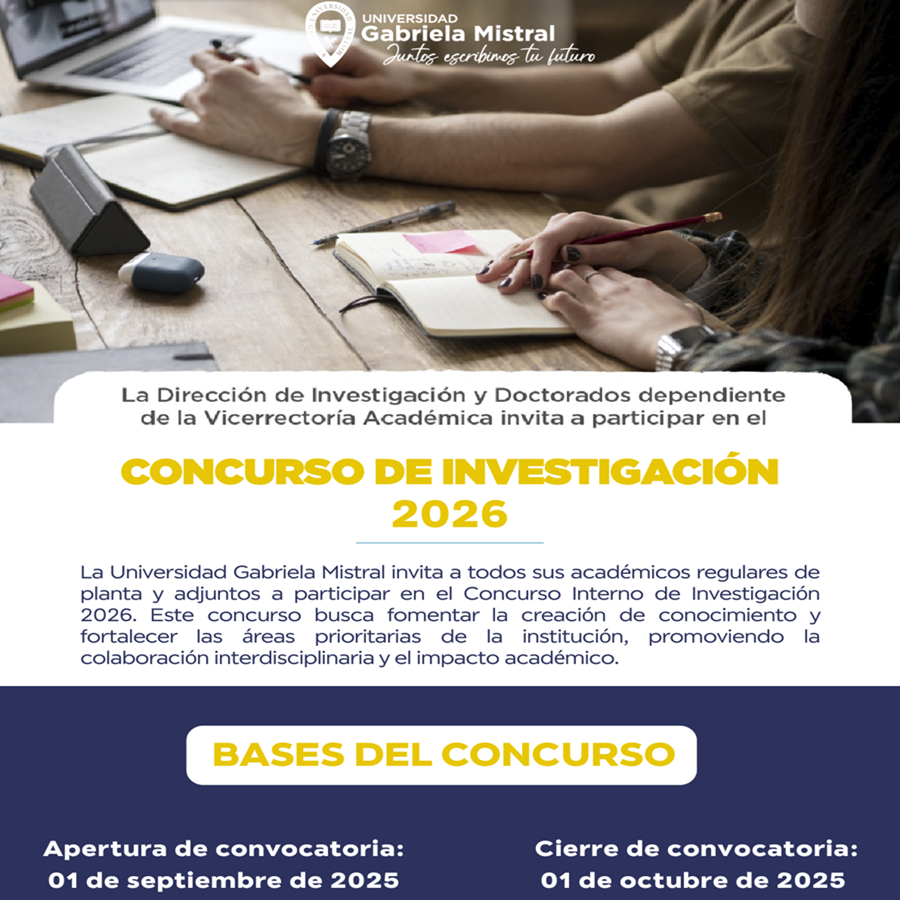 Convocatoria al Concurso Interno de Investigación 2026