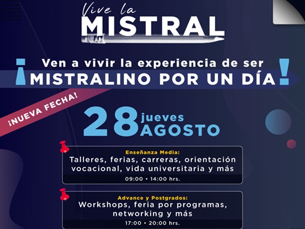 ¡Nueva fecha para el Vive La Mistral 2025!: Jueves 28 de agosto – Inscríbete aquí