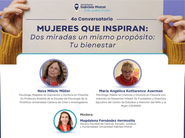 UGM invita al cuarto conversatorio “Mujeres que inspiran” que se realizará este 18 de marzo