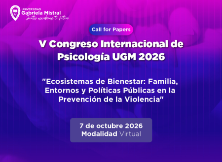 Call for Papers: V Congreso Internacional de Psicología UGM 2026