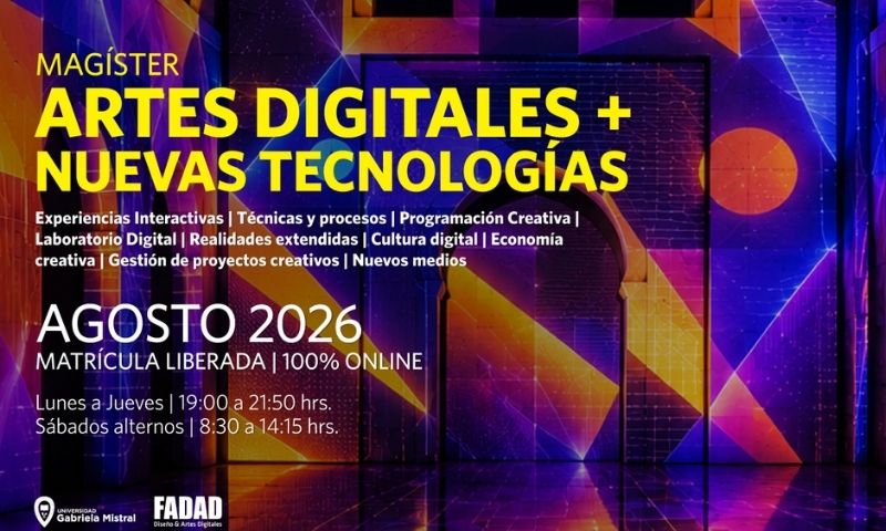 UGM lanza magíster de Artes Digitales y Nuevas Tecnologías