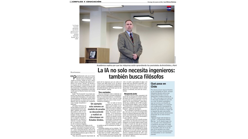 Director de la Licenciatura en Filosofía UGM explica cómo la ética y el bien humano pueden influir en la inteligencia artificial