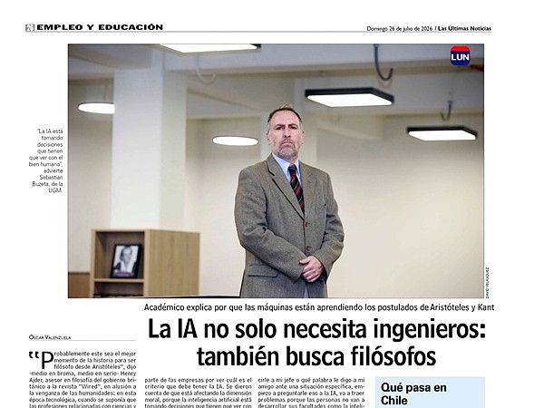Filosofía e IA: Director de Licenciatura en Filosofía UGM explica cómo la ética y el bien humano pueden influir en la Inteligencia Artificial