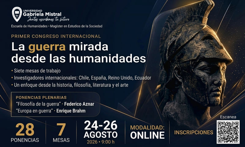 Participa en el primer Congreso Internacional “La guerra mirada desde las Humanidades” de la UGM