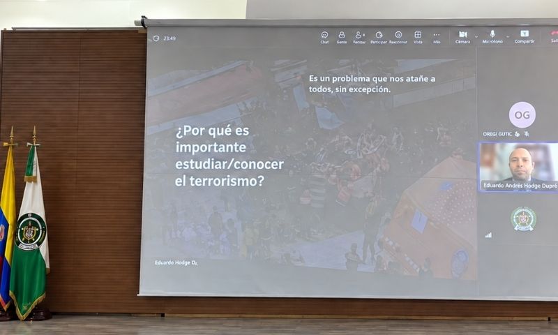 Director de la Escuela de Humanidades UGM expuso sobre terrorismo en seminario internacional efectuado en Colombia